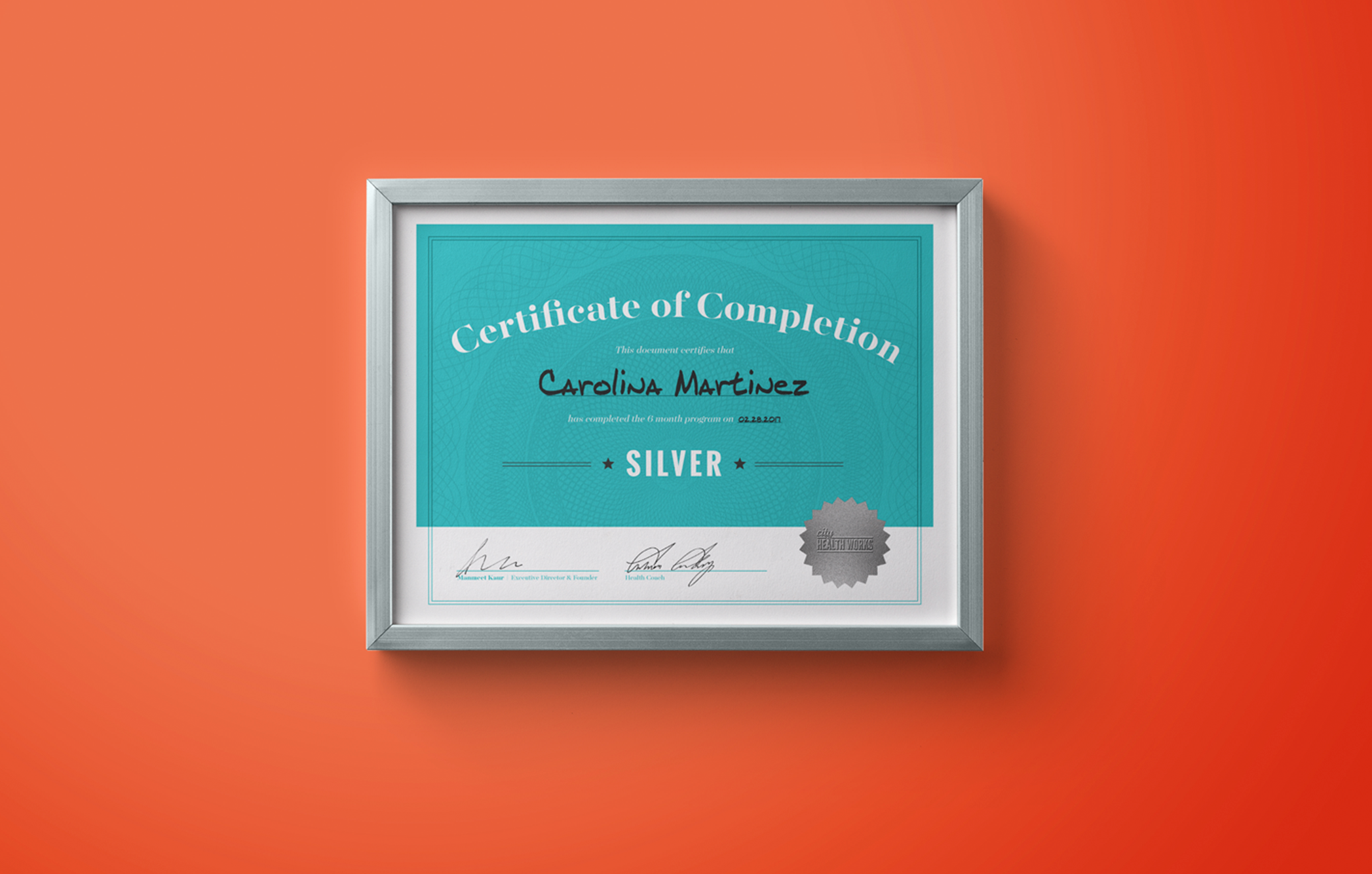 CHW - certificate